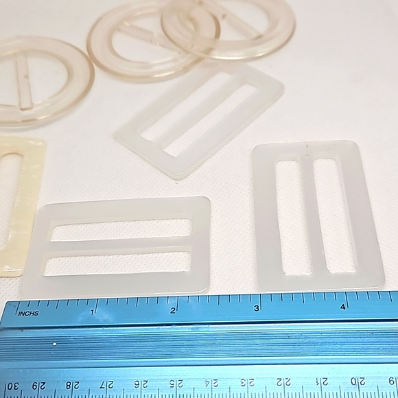 Scarf Clips - T-Shirt Ties Set of 7  Retro Style. - Picture 2 of 4